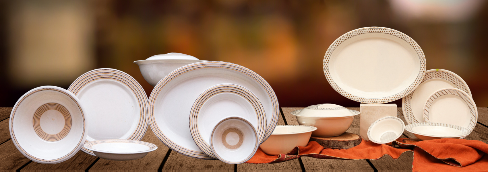 melamine dinner sets manufacturer