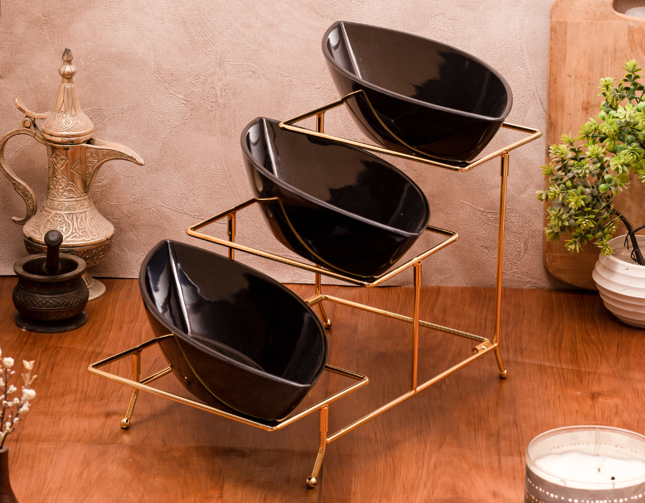 Melamine Desert Standset
